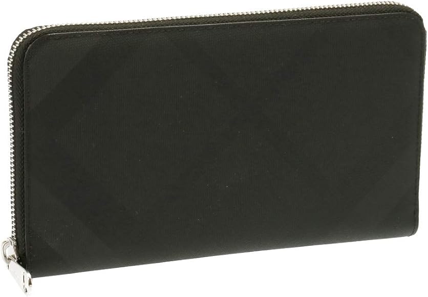 Amazon | [BURBERRY] [バーバリー] 長財布 メンズ パスポート収納可能 ロンドンチェック 8014474 A5656  ダークチャコール [並行輸入品] | BURBERRY | 財布